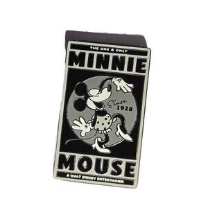 Minnie Mouse Metal Enamel Pin! NEW ON CARD! Loungefly Disney 100 Anniversary